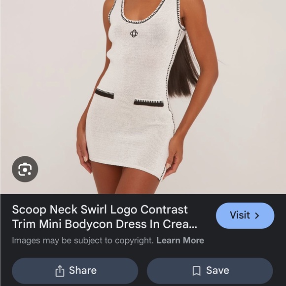 Mini sweater cover up dress - Picture 2 of 2